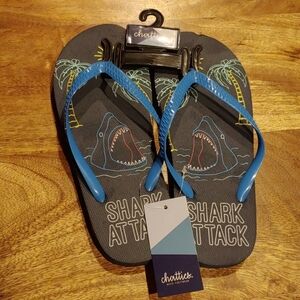 NWT 2/$10 Shark Attack Sandals Size 2/3